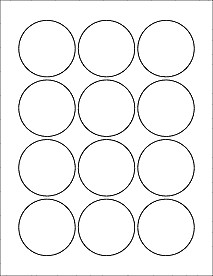 1 25 Inch button Template 2 25&quot; Circle Labels Ol8750