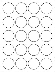 1 Inch Circle Label Template 1 75" 1 3 4 Inch Round Labels Ol914 1 75" Circle
