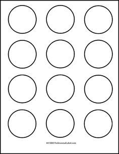 1 Inch Circle Template 1 Inch Circle Template Printable and Many Other Sizes