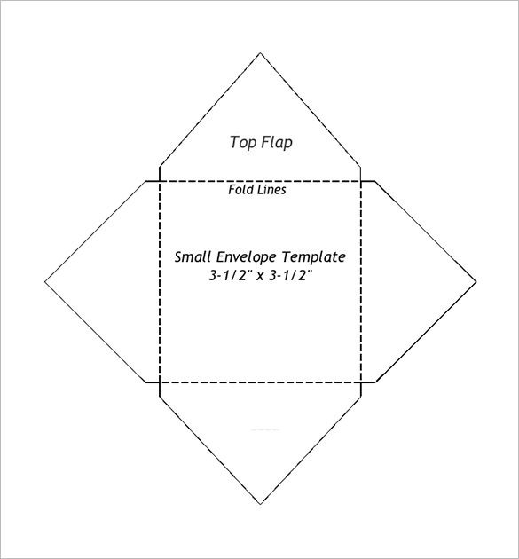 10 Envelope Template Word 2 Small Envelope Templates – 9 Free Printable Word Pdf
