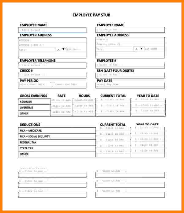 1099 Pay Stub Template Excel 5 1099 Pay Stub Template