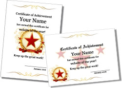 123 Awards Certificates Certificate Templates for Teachers to Personalize and Print