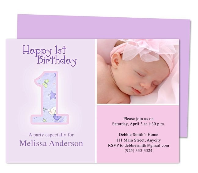 1st Birthday Invitation Template 1000 Images About Printable 1st First Birthday