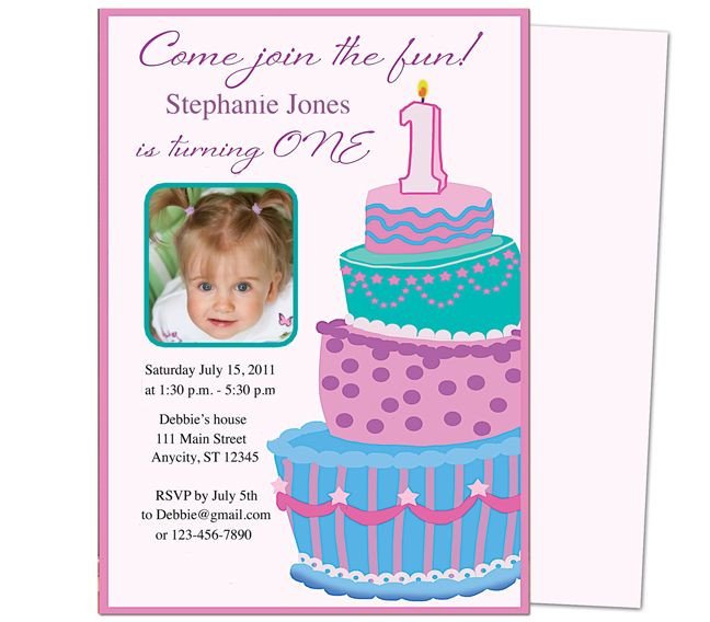 1st Birthday Invitation Template 13 Best Images About Printable 1st First Birthday