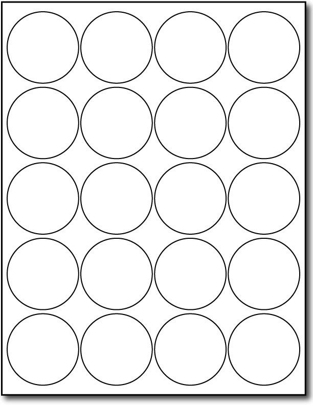 2 Inch Round Label Template 2 Inch Round Label Template