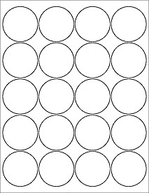 2 Inch Round Label Template Download Label Templates Ol5375 2" Circle Labels