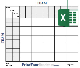 25 Square Football Pool Excel Spreadsheet Football Square Grids