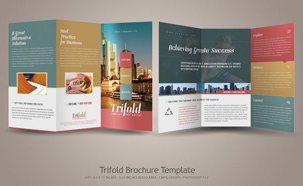 3 Fold Brochures Templates 20 Simple yet Beautiful Brochure Design Inspiration