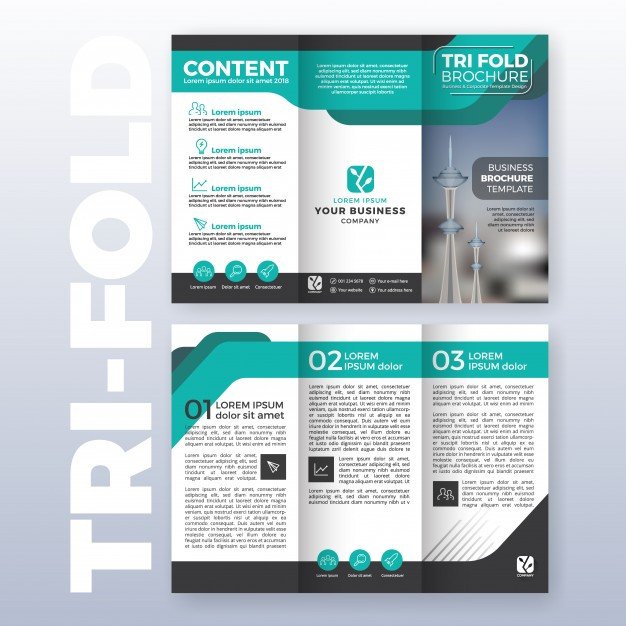3 Fold Brochures Templates Trifold Brochure Vectors S and Psd Files