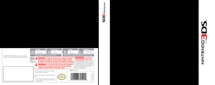 3ds Game Cover Template Nintendo 3ds Cover Template by Aaronmon97 On Deviantart