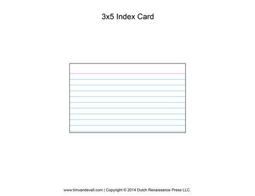 3x5 Index Card Template Google Docs Free 3x5 Card Template Word Programs