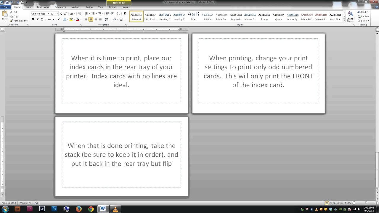 3x5 Index Card Template Google Docs Note Index Cards Word Template