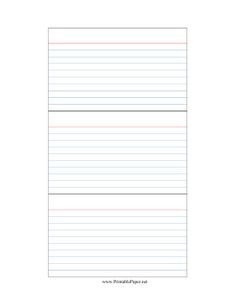 3x5 Index Card Template Google Docs Ready to Print Worksheets On Pinterest