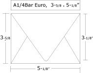 4 Bar Envelope Template Envelope Sizes