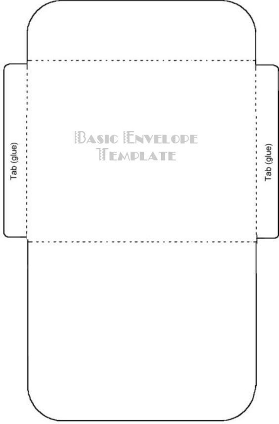 4 Bar Envelope Template Free Printable Card Envelope Templates