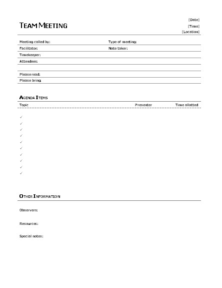 4 H Meeting Minutes Template 4 H Meeting Agenda Template Google Search