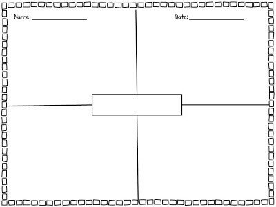 4 Square Writing Template 4 Square Writing Freebie Kickin It In Kindergarten