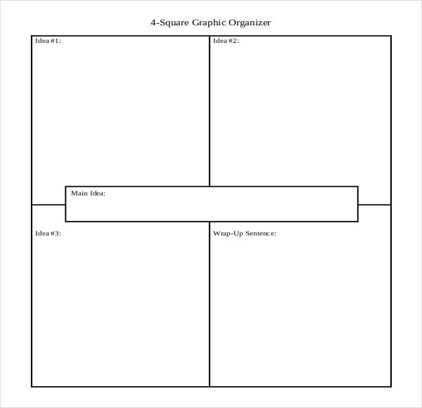 4 Square Writing Templates 12 Four Square Writing Templates – Free Sample Example