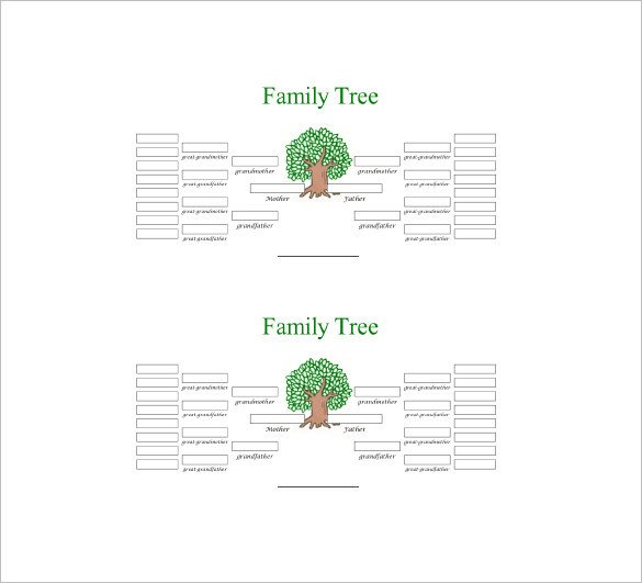 5 Generation Family Tree Five Generation Family Tree Template – 11 Free Word