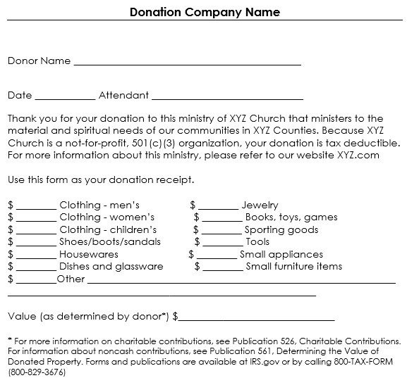 501c3 Donation Receipt Donation Receipt Template for 501c3 Templates Resume