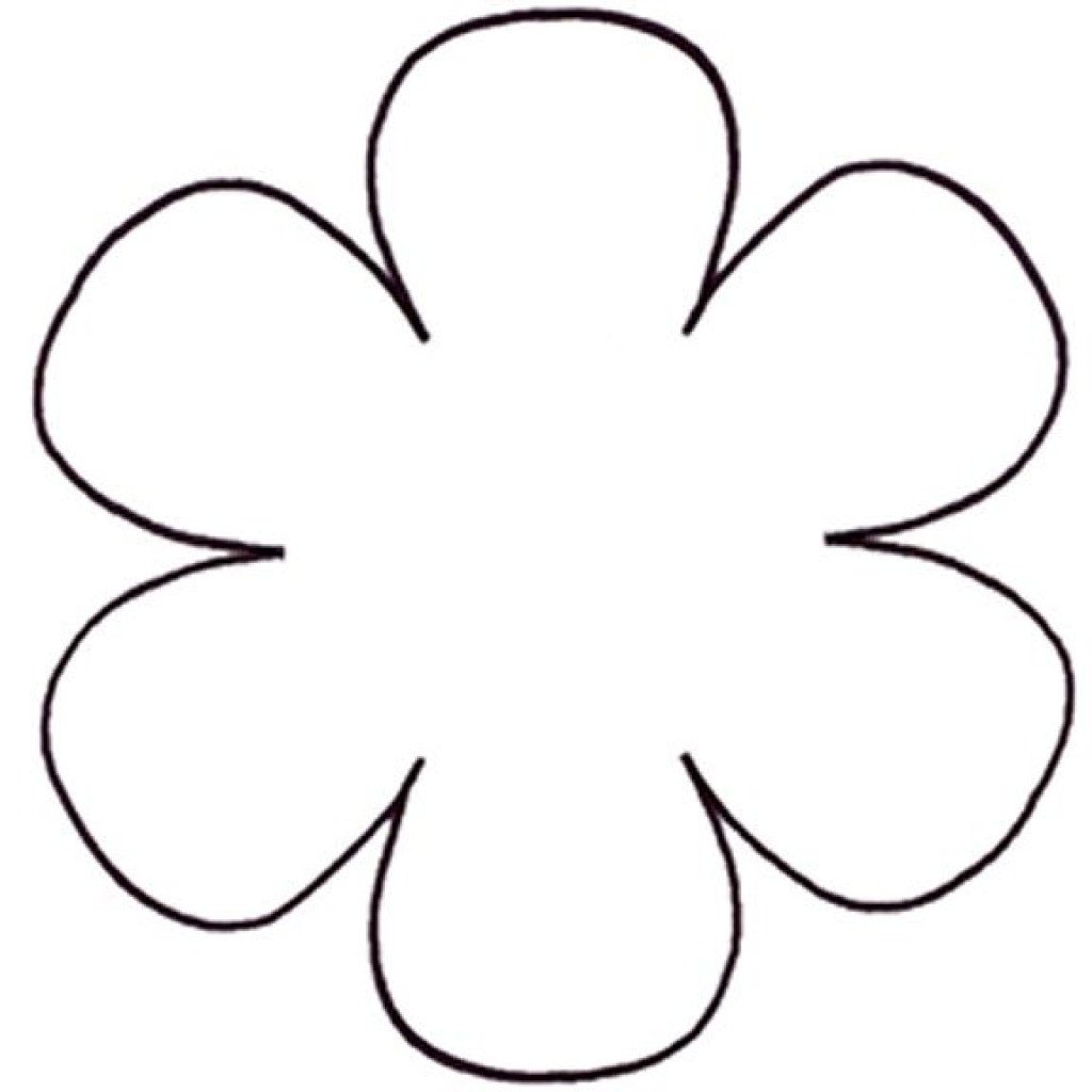 6 Petal Flower Template 6 Petal Flower Diagram Flower Leaf Template Printable