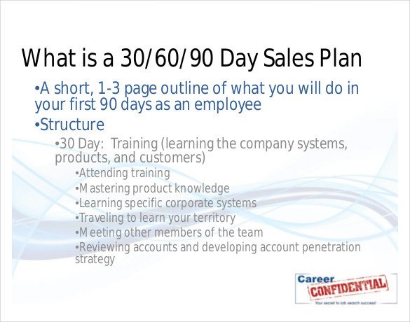 90 Day Sales Plan 22 30 60 90 Day Action Plan Templates Free Pdf Word