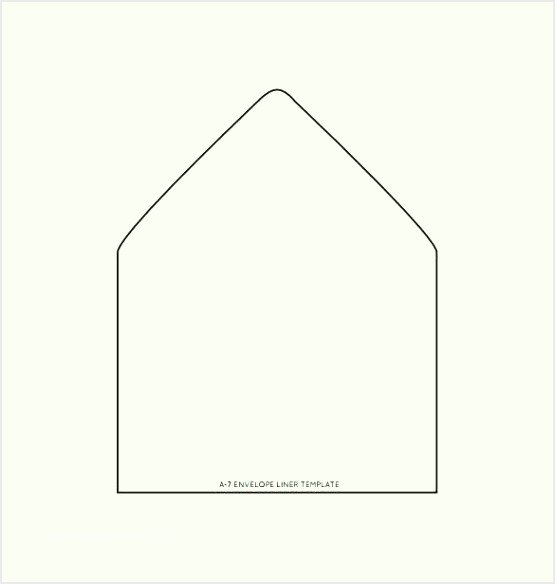 A7 Envelope Liner Template A6 Envelope Liner Template Besttemplatess123