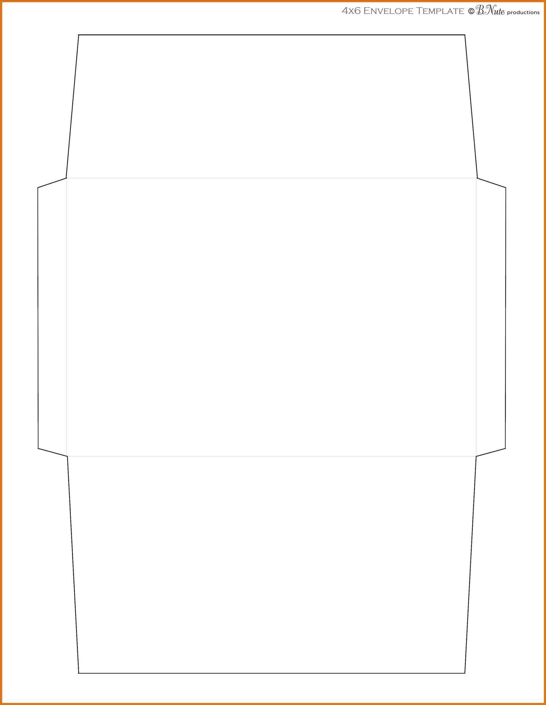 A7 Envelope Liner Template A7 Envelope Liner Template