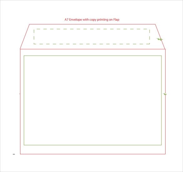 A7 Envelope Template Word Sample A7 Envelope 8 Documents In Word Pdf