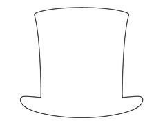 Abraham Lincoln Hat Template Elf Hat Pattern Use the Printable Outline for Crafts