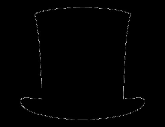 Abraham Lincoln Hat Template Printable Abraham Lincoln Hat Template