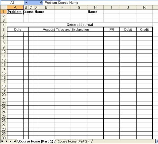 Accounting Journal Entry Template Accounting Journal Template Excel
