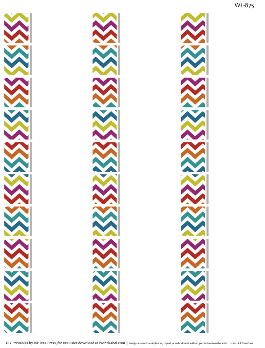 Address Labels Template Free Chevron Fever Free Printable Labels
