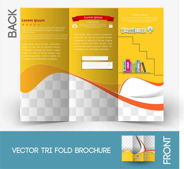 Adobe Illustrator Brochure Templates Brochure Template Free Vector In Adobe Illustrator Ai