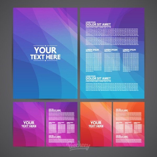 Adobe Illustrator Brochure Templates Brochures Template Free Vector In Adobe Illustrator Ai