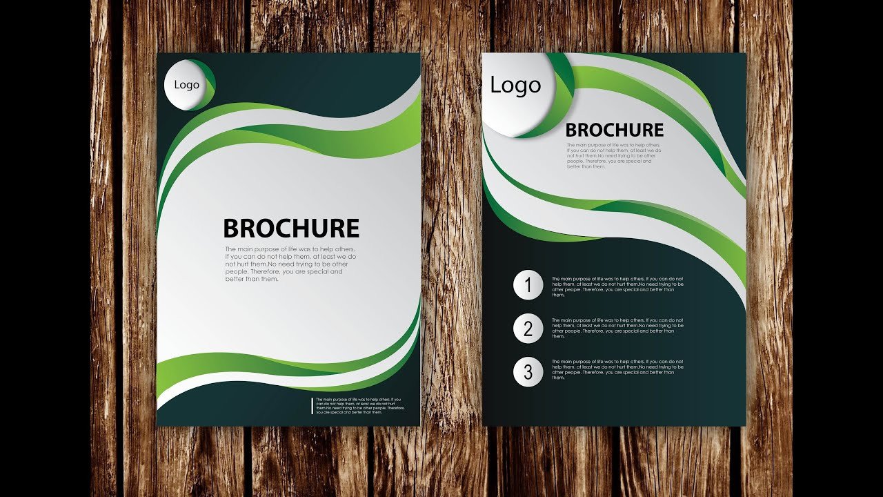 Adobe Illustrator Brochure Templates How to Design Brochure Vector Using Adobe Illustrator