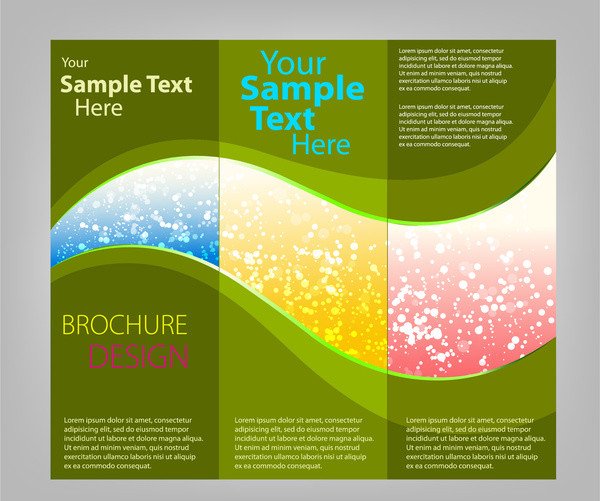 Adobe Illustrator Brochure Templates Trifold Brochure Templates Free Vector In Adobe