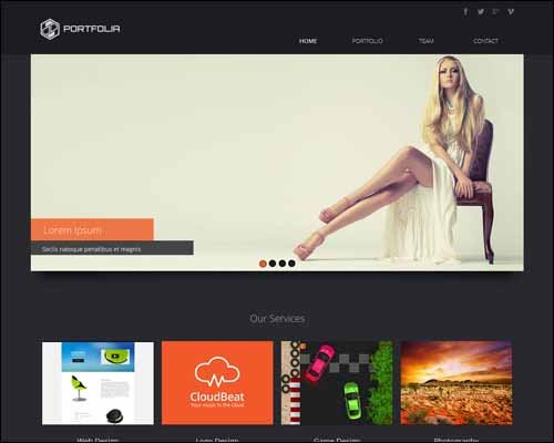 Adobe Muse Free Template Free and Premium Responsive Adobe Muse Templates