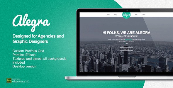 Adobe Muse Free Templates Free and Premium Responsive Adobe Muse Templates