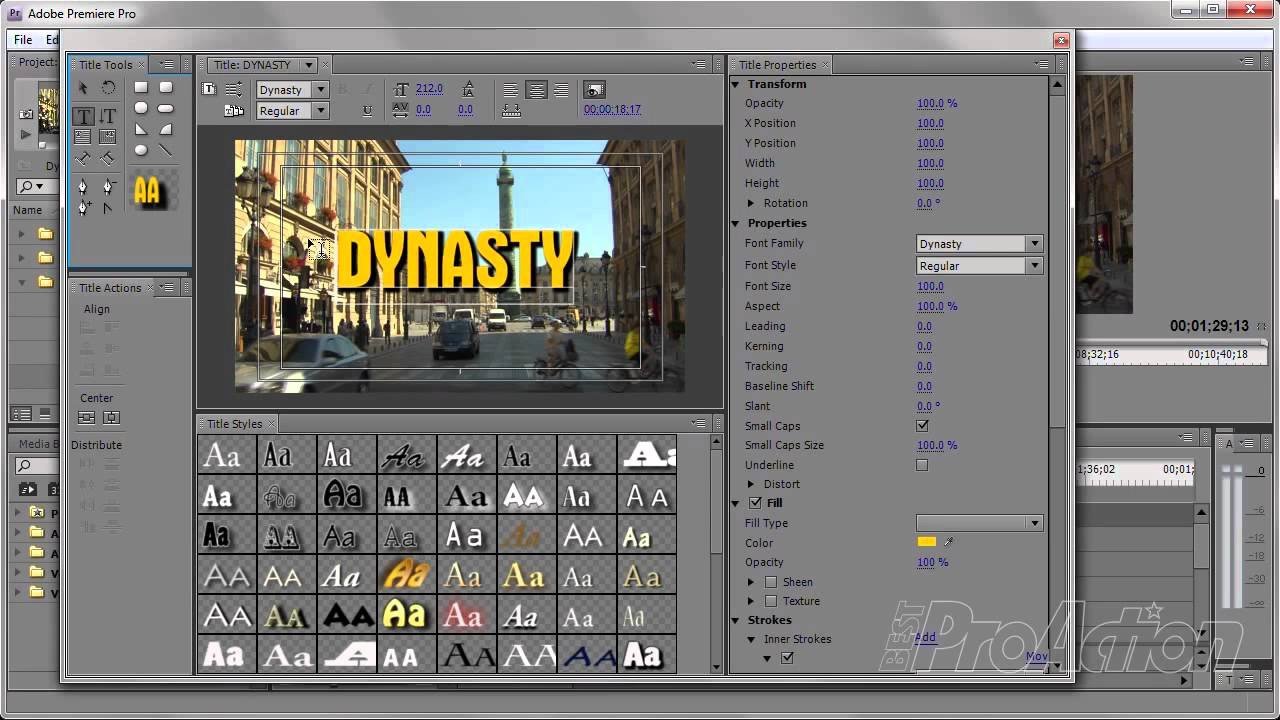 Adobe Premiere Intro Templates How to Use A Dynasty Style Intro Template In Adobe