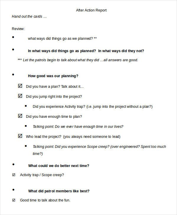 After Action Report Template after Action Report Template 14 Free Word Pdf Apple