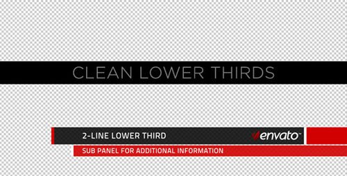 After Effect Lower Third Template 20 Professional after Effects Lower Third Templates