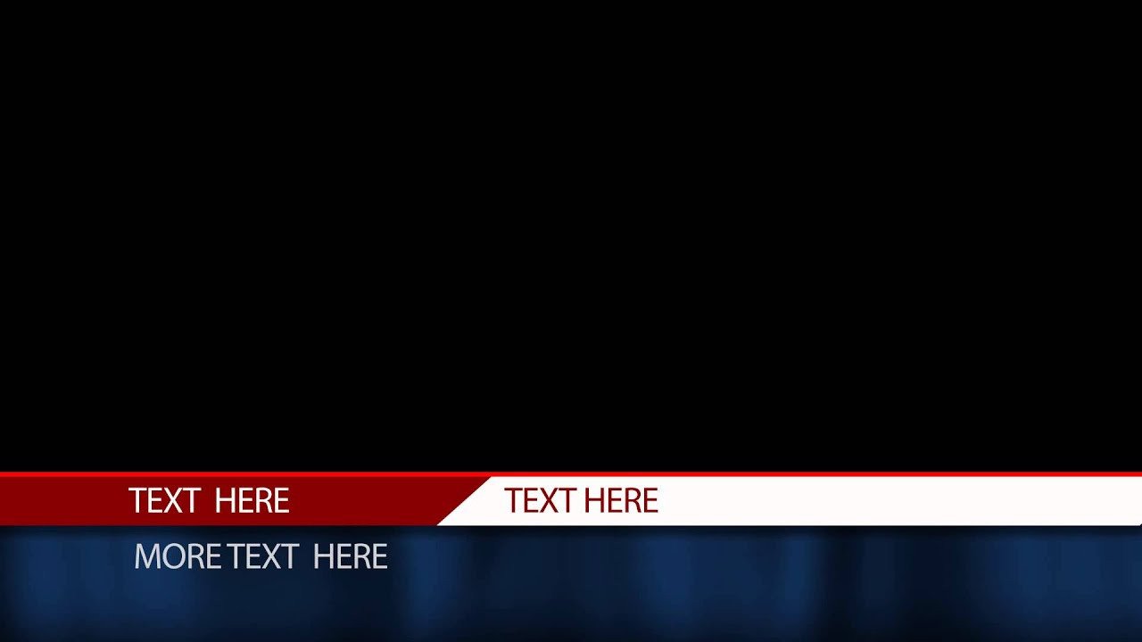 After Effect Lower Third Template Free after Effects Lower Third Template Cable News