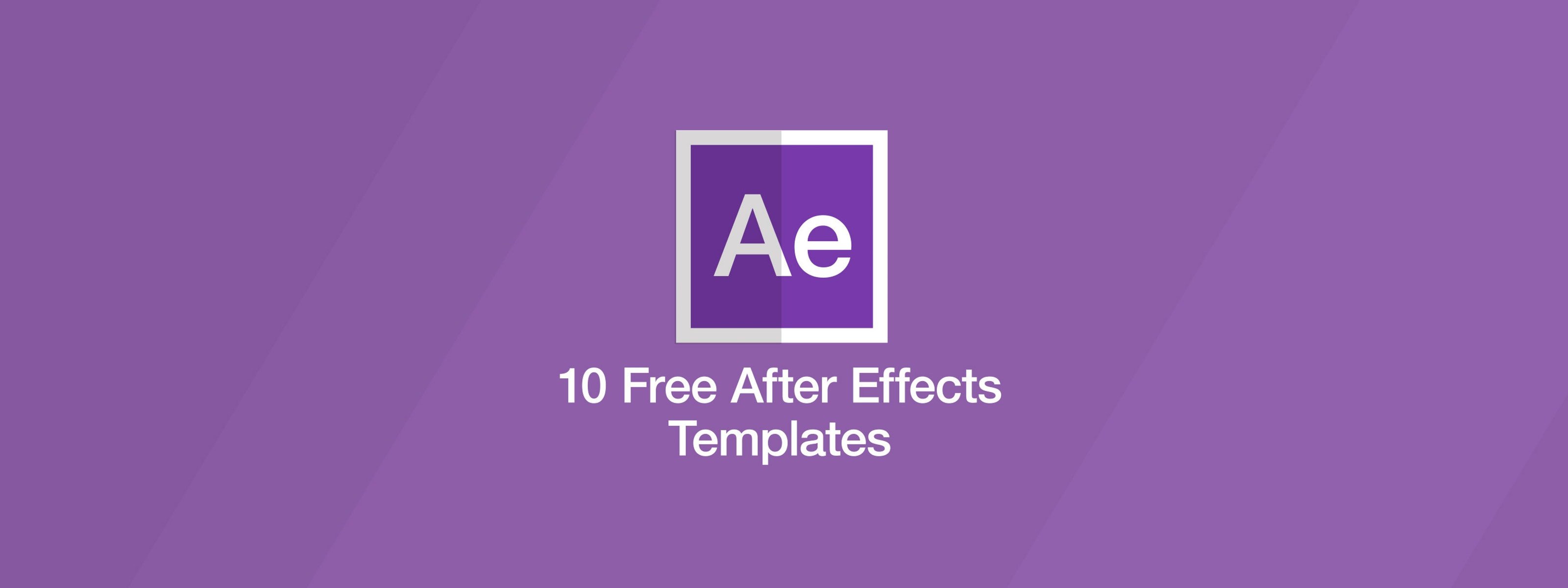 After Effects Templates Free 10 Free after Effects Templates
