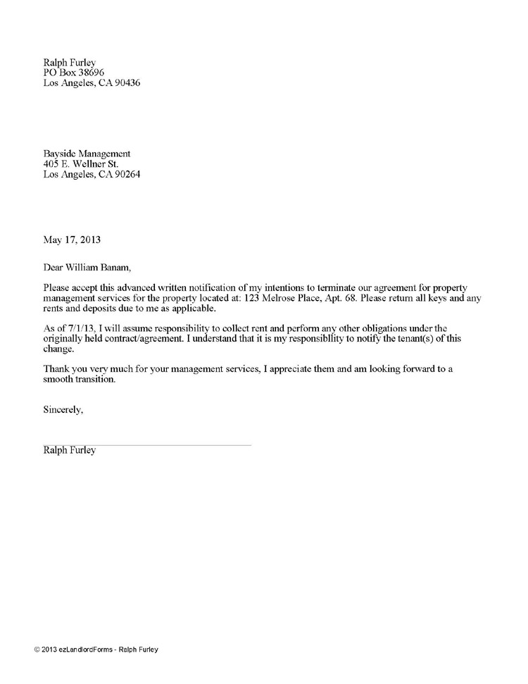 Agent Termination Letter Sample Printable Sample Contract Termination Letter form