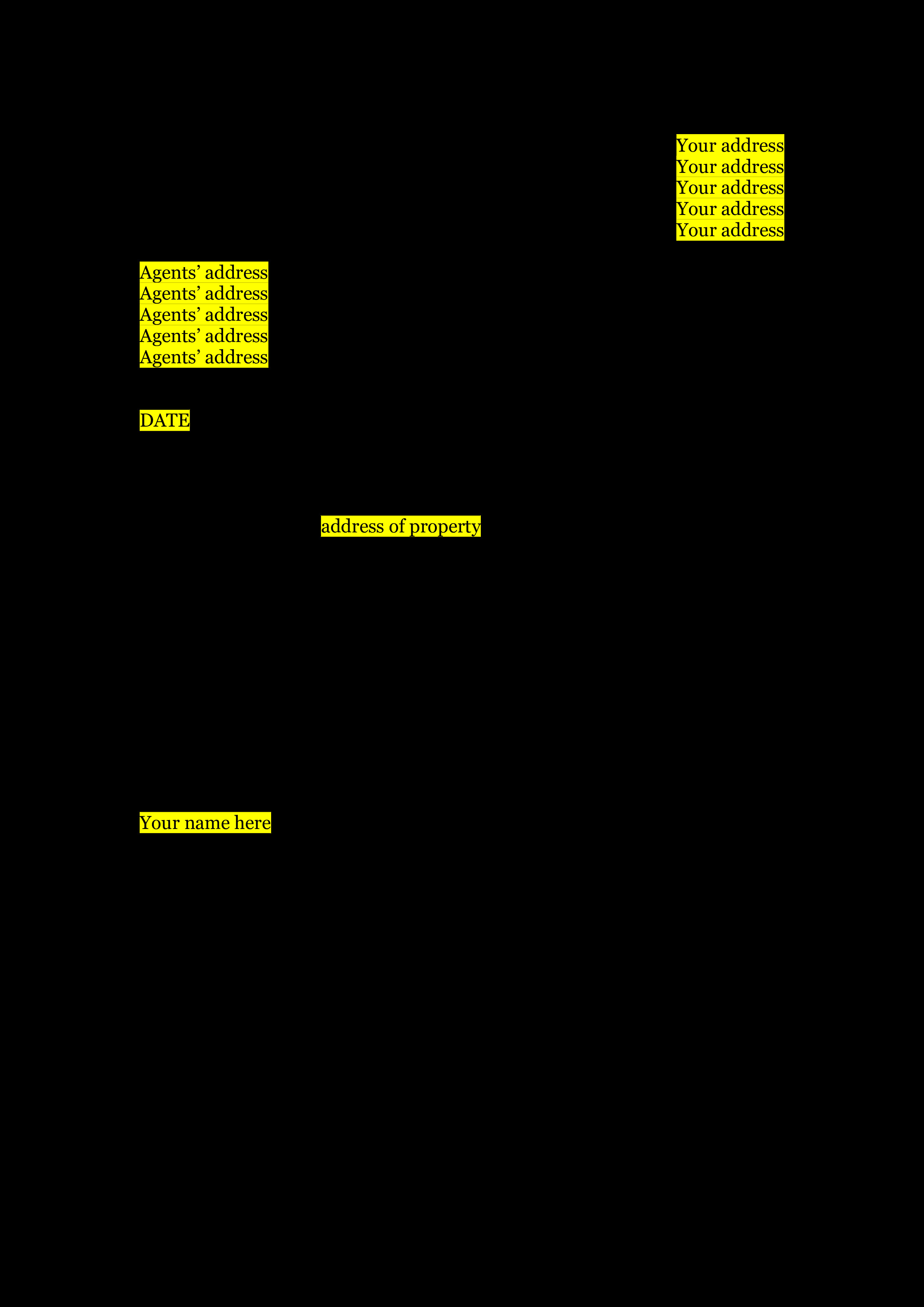 Agent Termination Letter Sample Sample Text Agency Termination Letter