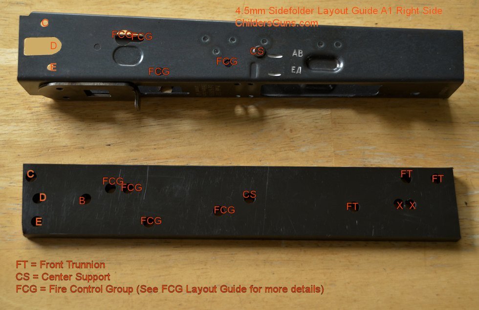 Ak 47 Receiver Template 4 5mm Sidefolder A1 Layout Guide