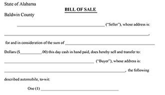 Alabama Bill Of Sale Template Colorado Bill Of Sale form