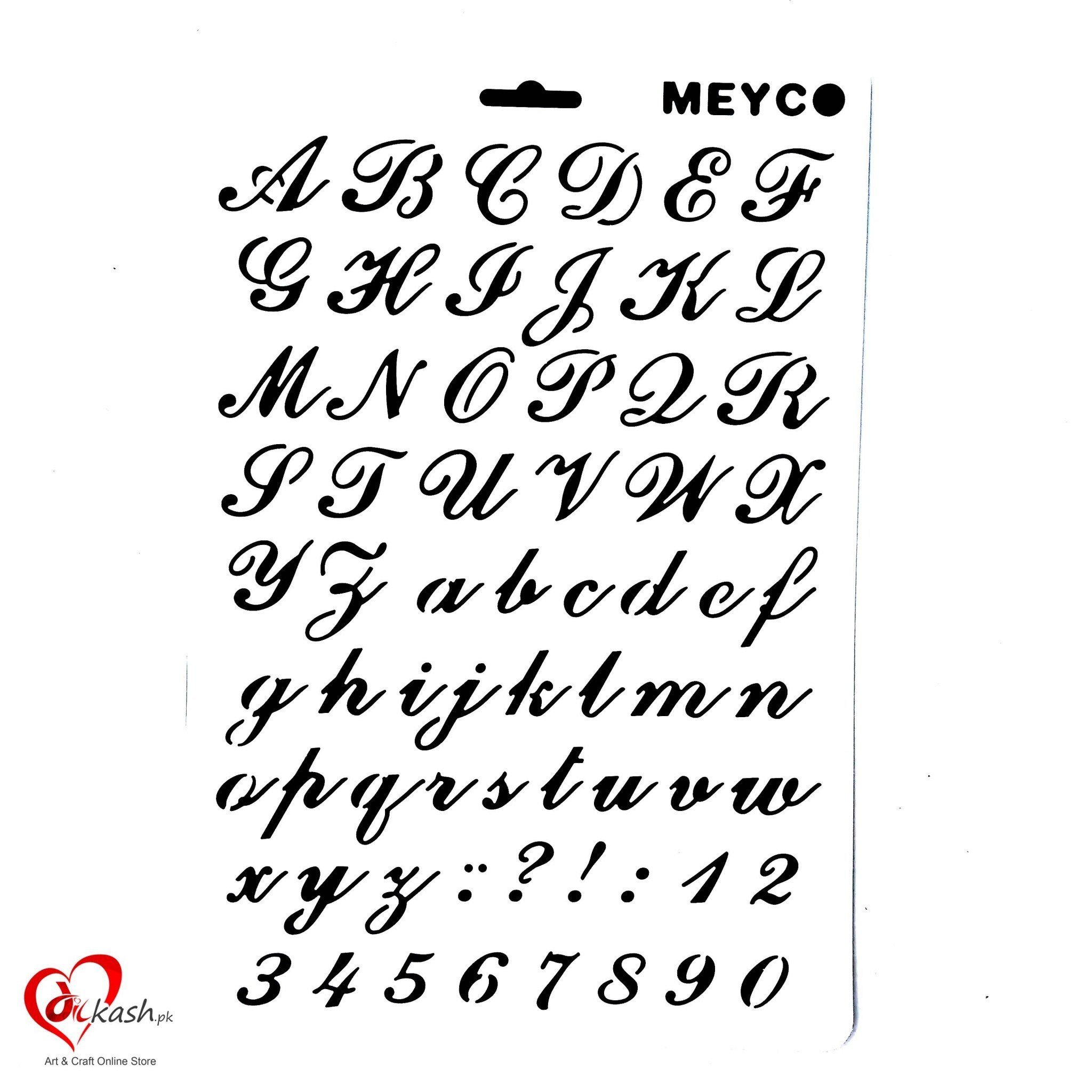 Alphabet Stencils for Painting 8×12 Inches Wall Stencils for Painting Designs