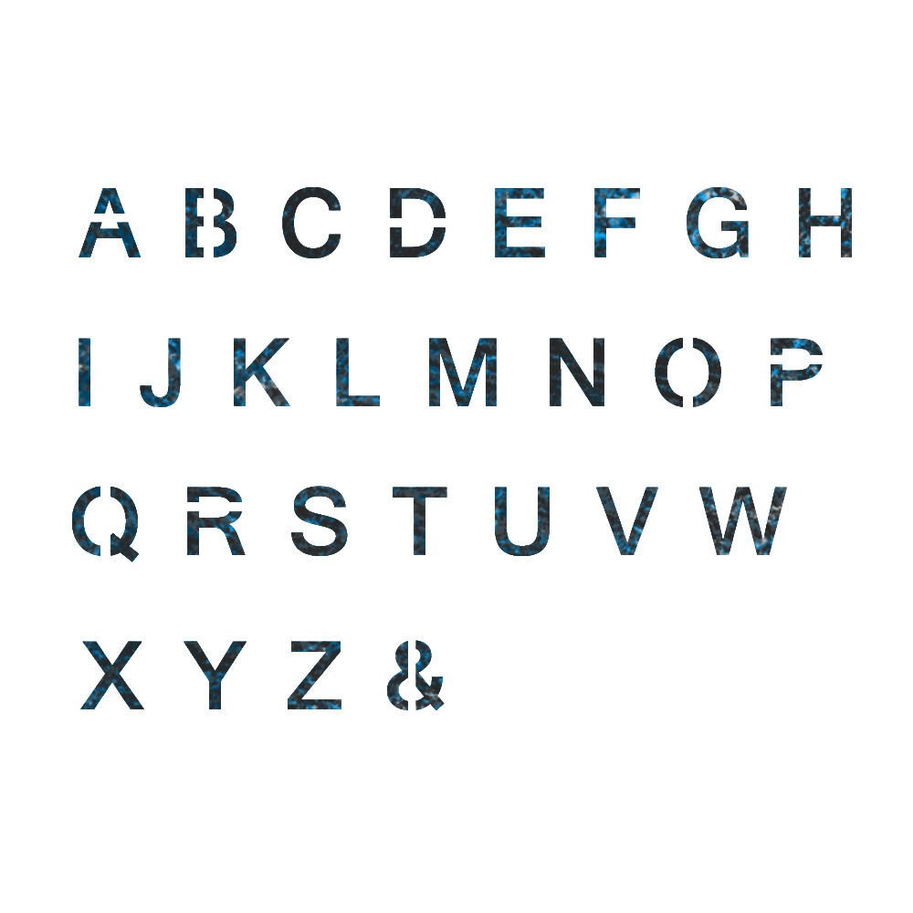 Alphabet Stencils for Painting Alphabet Stencil Reusable Template for Wall Art Crafting